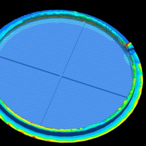 Figure 5 – With the new configuration the contact pressure was effective only in the part outer border, where the contraction was higher. Note: the undercuts in the part had to be modified for this configuration. (c) SIGMA Engineering GmbH Figure 5 – With the new configuration the contact pressure was effective only in the part outer border, where the contraction was higher. Note: the undercuts in the part had to be modified for this configuration. (c) SIGMA Engineering GmbH